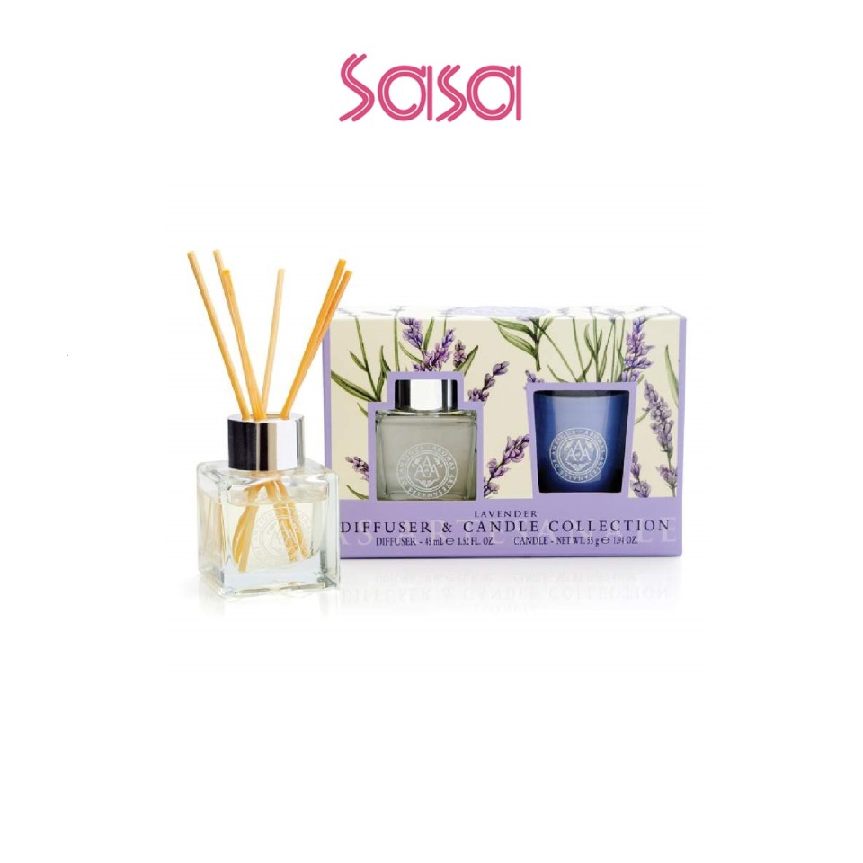 DIFFUSER & CANDLE GIFT SET 2S (LAVENDAR)