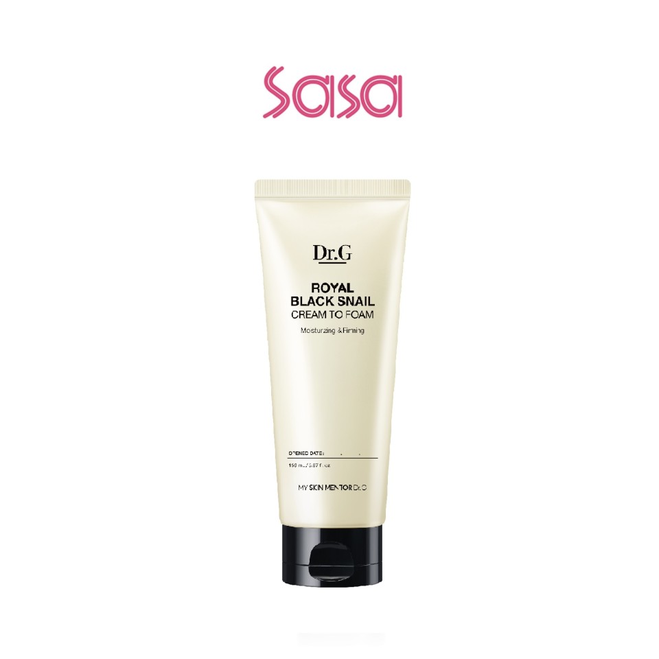 ROYAL BLACK SNAIL CREAM TO FOAM 150ML (MOISTURIZING & FIRMING)