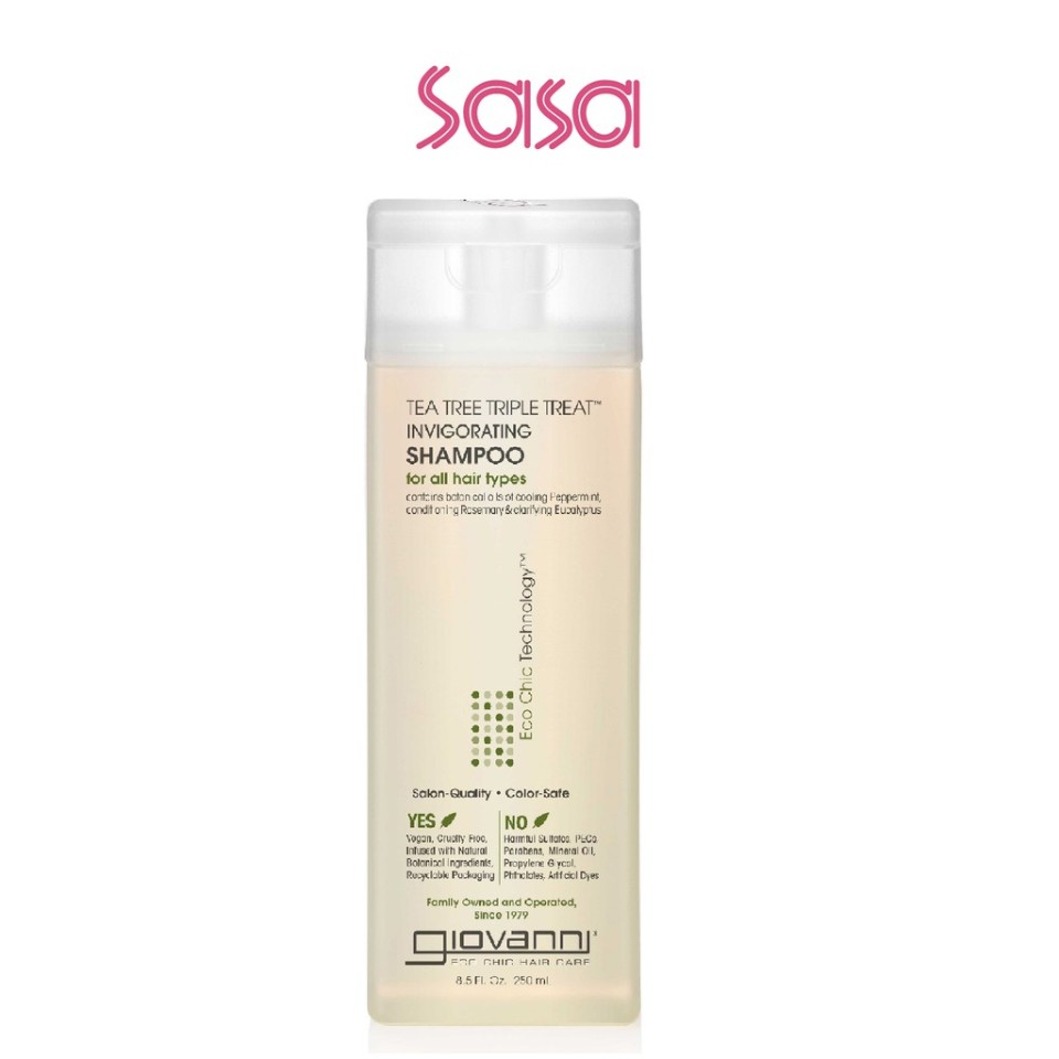 TEA TREE TRIPLE TREAT INVIGORATING SHAMPOO 250ML