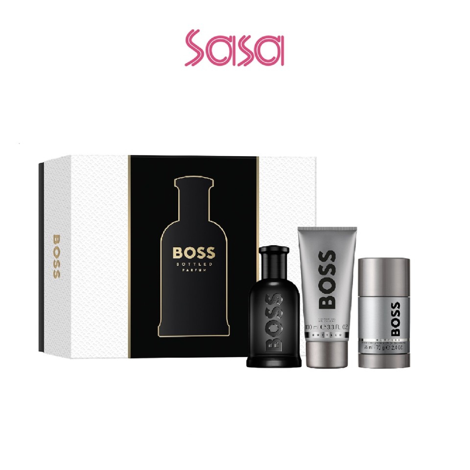 BOSS BOTTLED PARFUM 100ML GIFTSET
