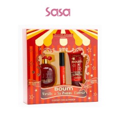 BOUM POMME D'AMOUR SET 3'S (EDP 100ML+BODY LOTION 50ML+LIP GLOSS 7ML)