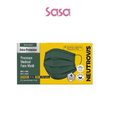 PREMIUM  4-PLY MEDICAL FACE MASK 50&APOS;S (HUNTER GREEN)