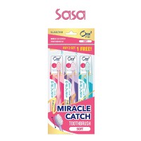 MIRACLE CATCH TOOTHBRUSH VALUE PACK SOFT 3&APOS;S
