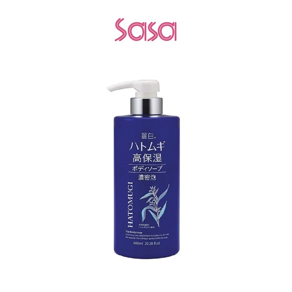 HATOMUGI MOISTURIZING BODY SOAP 600ML