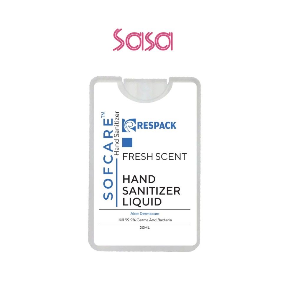 SOFCARE HAND SANITIZER LIQUID 20ML
