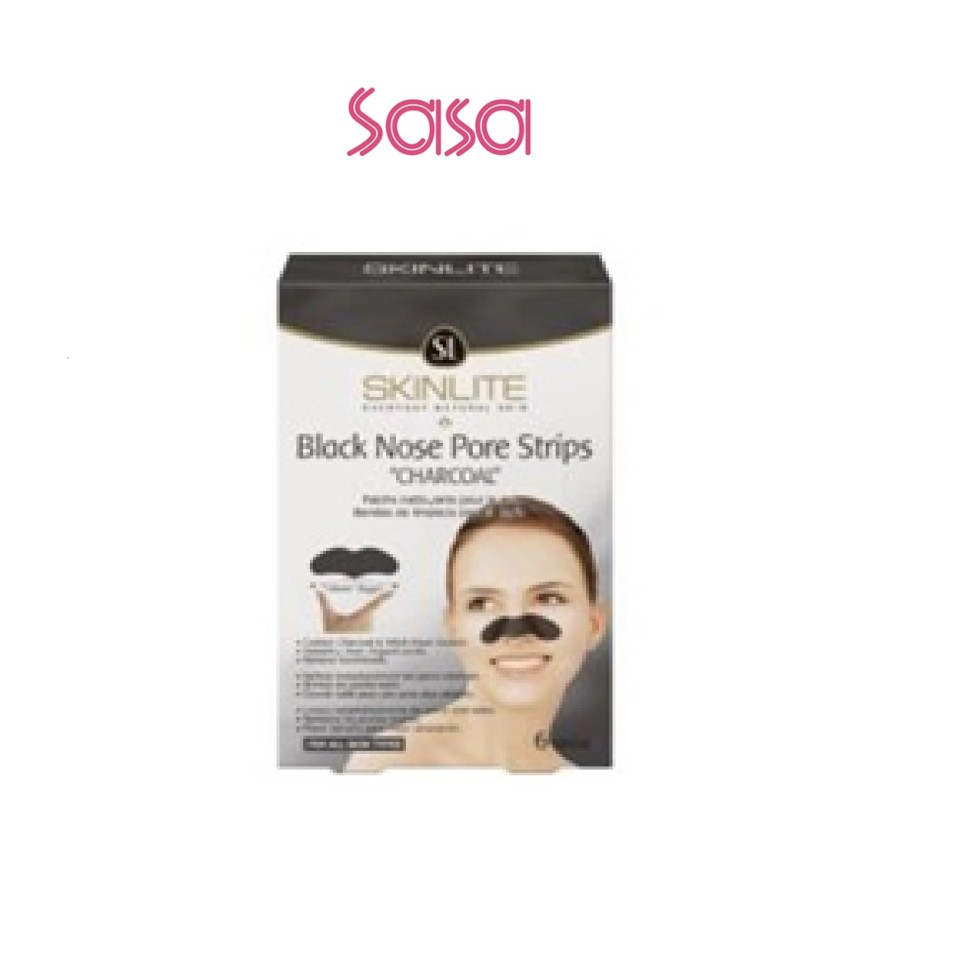BLACK NOSE PORE STRIPS 6'S (CHARCOAL)