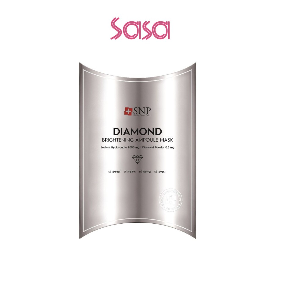 DIAMOND BRIGHTENING AMPOULE MASK 10'S