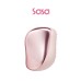 COMPACT STYLE HAIRBRUSH (PINK MATTE CHROME)